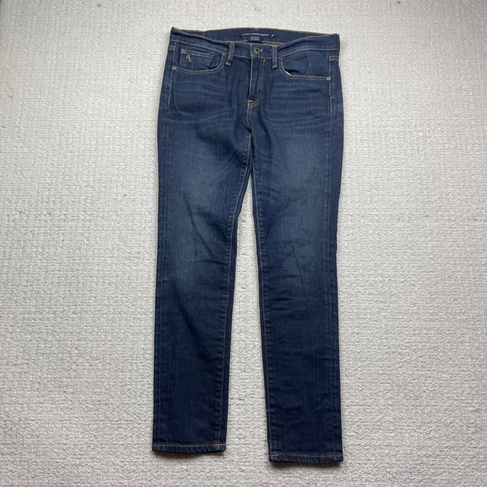 Ralph Lauren Sport Jeans Womens 28 Dark Wash Stretch Denim Slim Fit Pony Logo